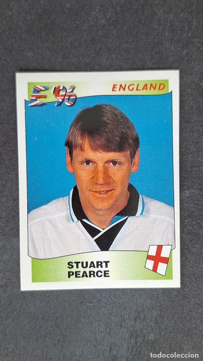Cromos de F&uacute;tbol: L2 STUART PEARCE SELECCION INGLATERRA 41 EUROCOPA 1996 EURO 96 PANINI NUNCA PEGADO SIN PEGAR