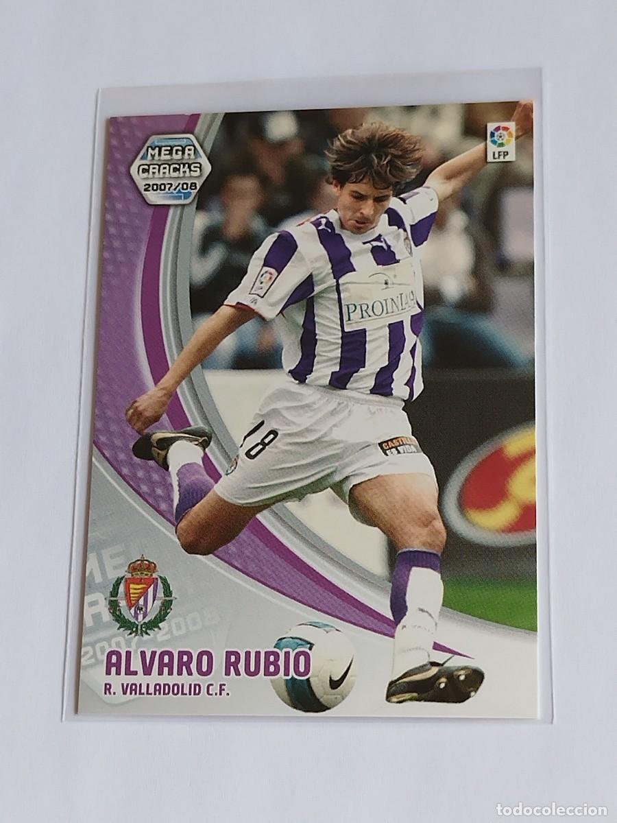 Cromos de F&uacute;tbol: ALVARO RUBIO #316 REAL VALLADOLID - MEGACRACKS LA LIGA 2007 2008 PANINI MGK 07 08 CROMO FUTBOL