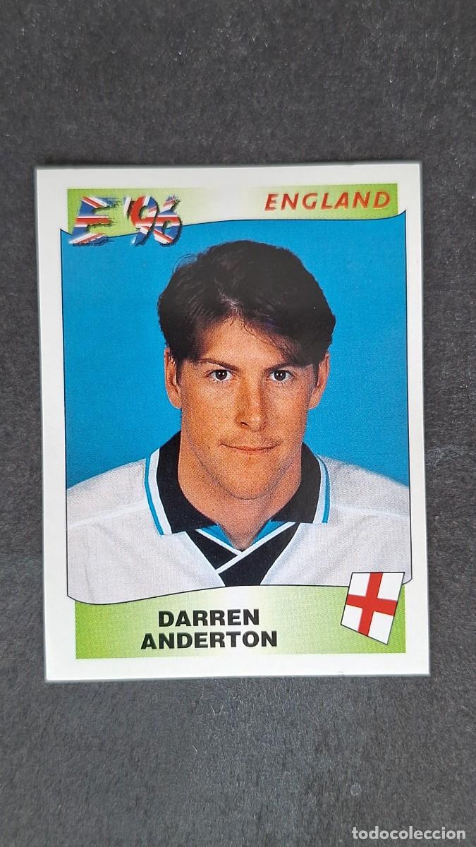 Cromos de F&uacute;tbol: L2 DARREN ANDERTON SELECCION INGLATERRA 44 EUROCOPA 1996 EURO 96 PANINI NUNCA PEGADO SIN PEGAR