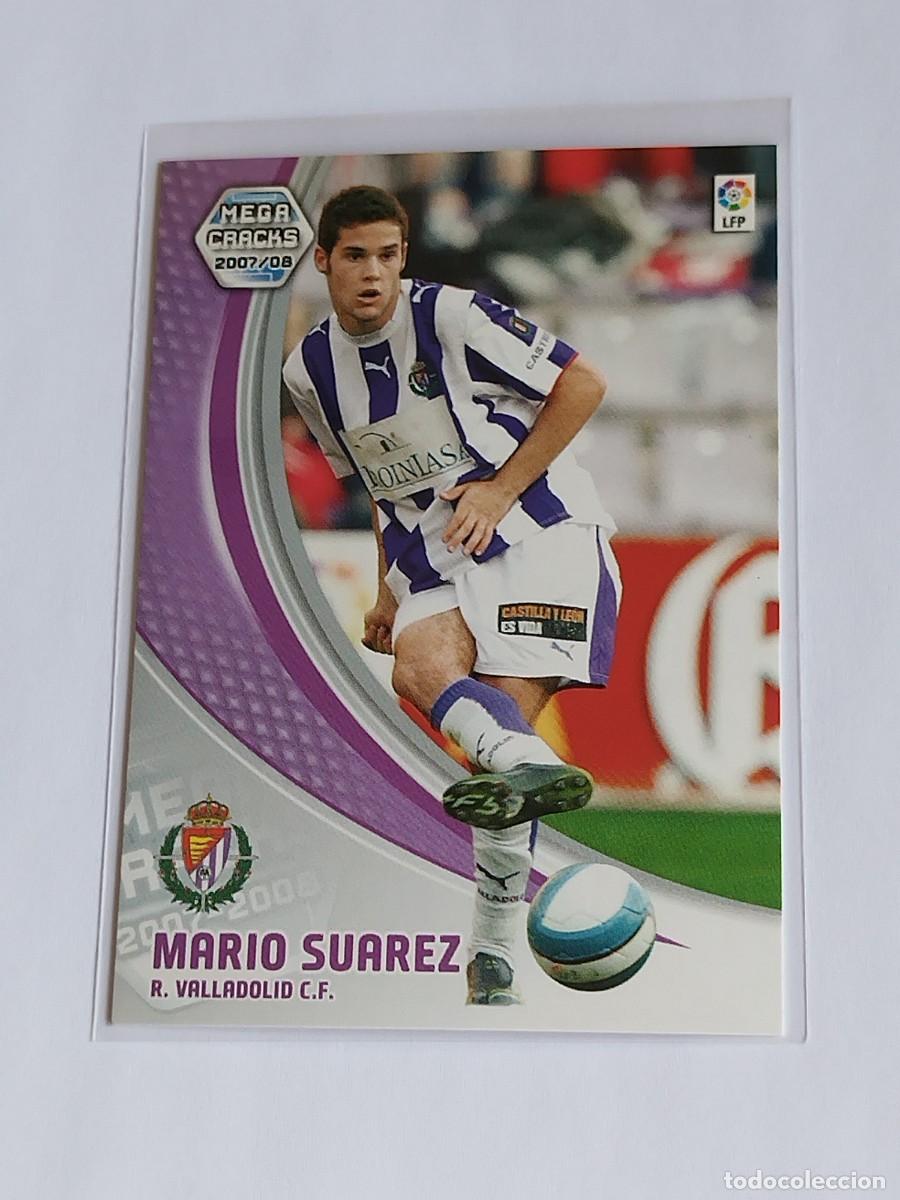 Cromos de F&uacute;tbol: MARIO SUAREZ BAJA #317 REAL VALLADOLID - MEGACRACKS LA LIGA 2007 2008 PANINI MGK 07 08 CROMO FUTBOL