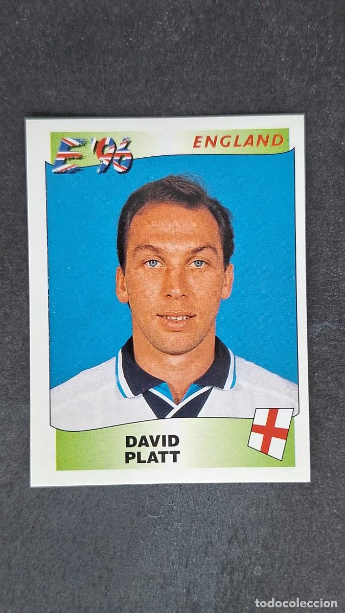Cromos de F&uacute;tbol: L2 DAVID PLATT SELECCION INGLATERRA 47 EUROCOPA 1996 EURO 96 PANINI NUNCA PEGADO SIN PEGAR