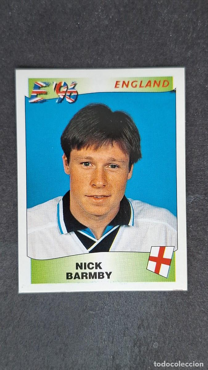 Cromos de F&uacute;tbol: L2 NICK BARMBY SELECCION INGLATERRA 49 EUROCOPA 1996 EURO 96 PANINI NUNCA PEGADO SIN PEGAR