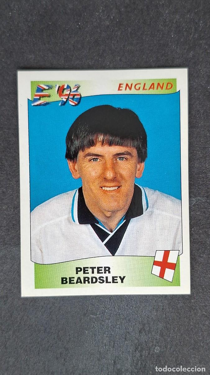 Cromos de F&uacute;tbol: L2 PETER BEARDSLEY SELECCION INGLATERRA 50 EUROCOPA 1996 EURO 96 PANINI NUNCA PEGADO SIN PEGAR