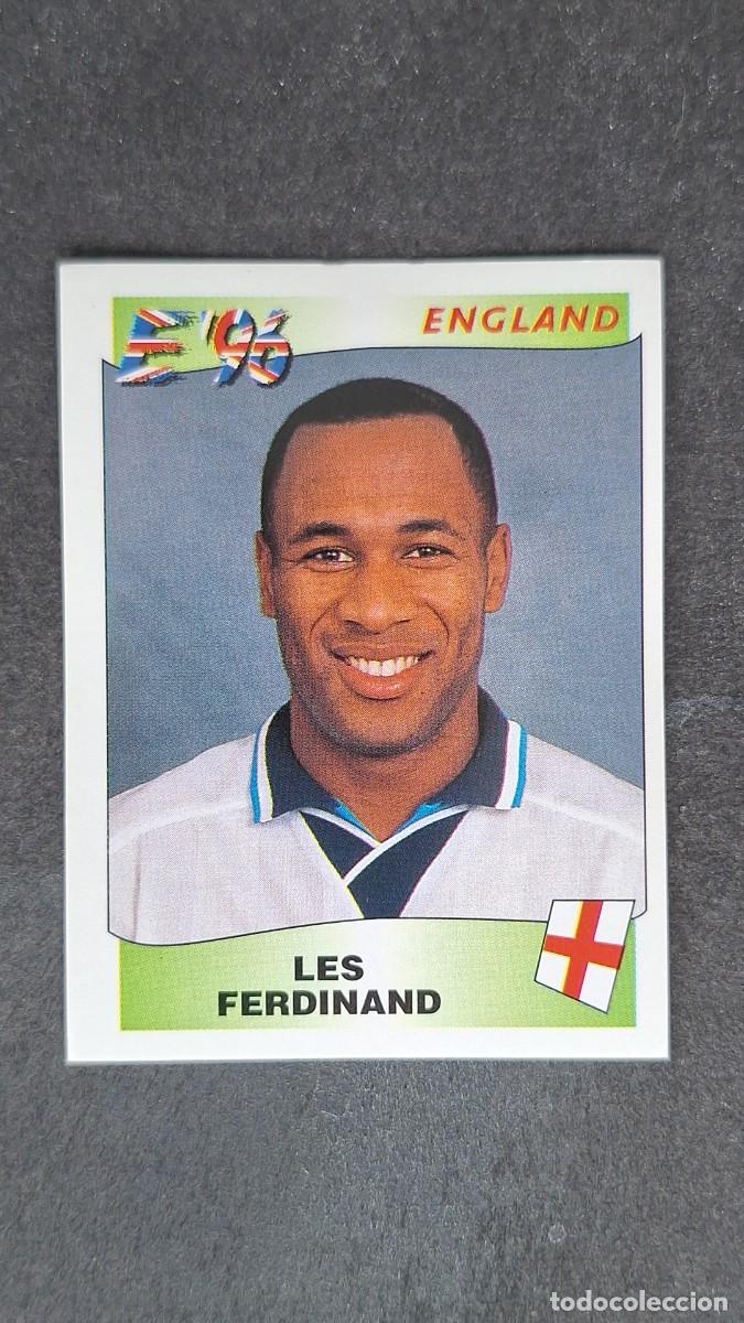 Cromos de F&uacute;tbol: L2 LES FERDINAND SELECCION INGLATERRA 53 EUROCOPA 1996 EURO 96 PANINI NUNCA PEGADO SIN PEGAR