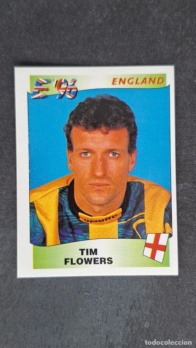 Cromos de F&uacute;tbol: L2 TIM FLOWERS SELECCION INGLATERRA 54 EUROCOPA 1996 EURO 96 PANINI NUNCA PEGADO SIN PEGAR