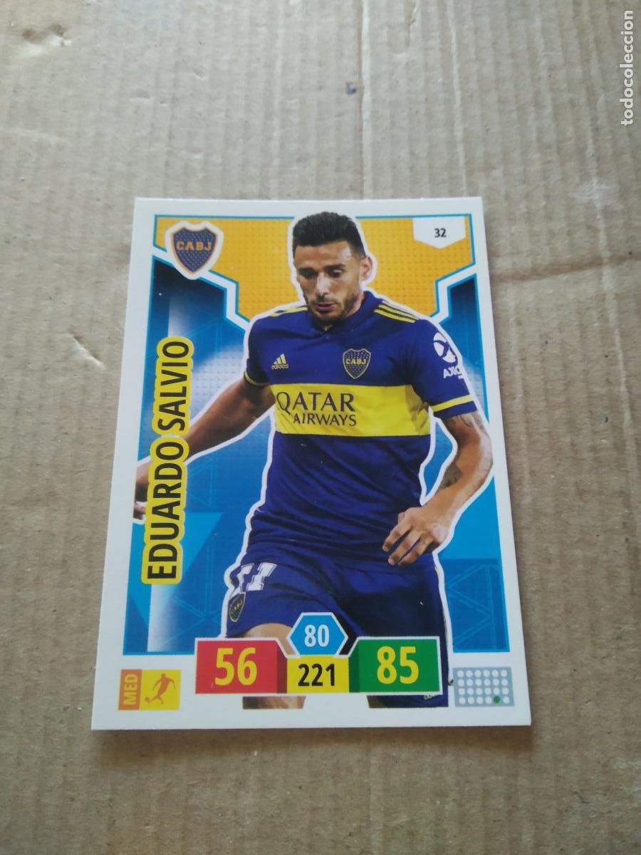 Cromos de F&uacute;tbol: 32 EDUARDO SALVIO BOCA JUNIORS CROMO FUTBOL ARGENTINO PANINI LIGA ARGENTINA 2020 ADRENALYN