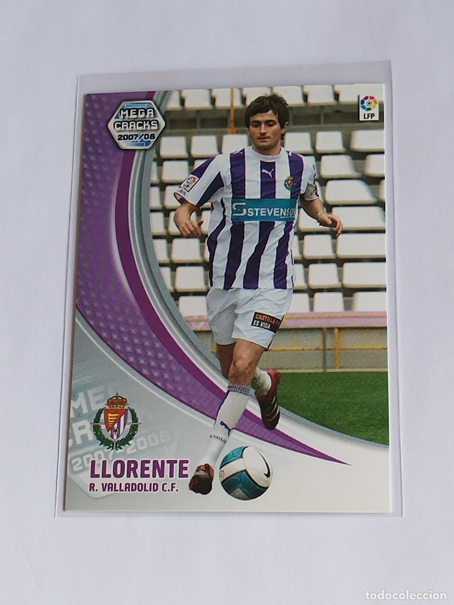 Cromos de F&uacute;tbol: LLORENTE #323 REAL VALLADOLID - MEGACRACKS LA LIGA 2007 2008 PANINI MGK 07 08 CROMO FUTBOL
