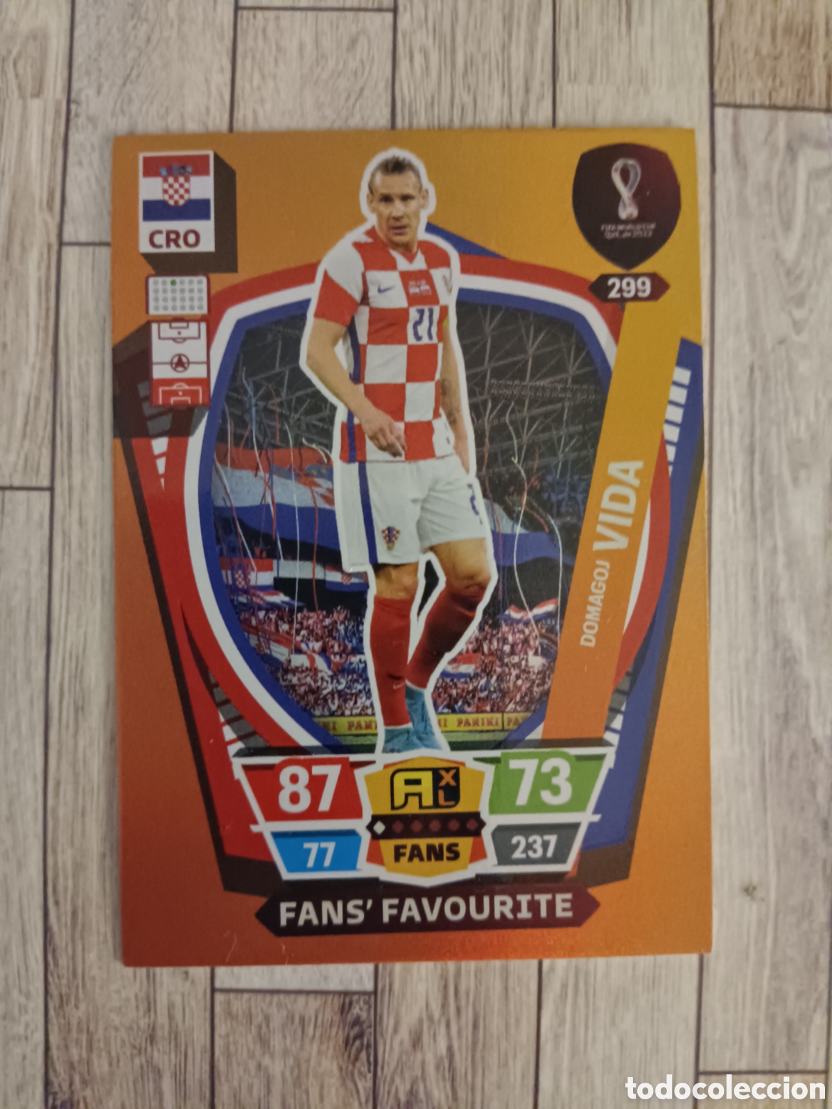 Cromos de F&uacute;tbol: 299 VIDA CROACIA FANS FAVOURITE ADRENALYN XL MUNDIAL WORLD CUP QATAR 2022 PANINI 22