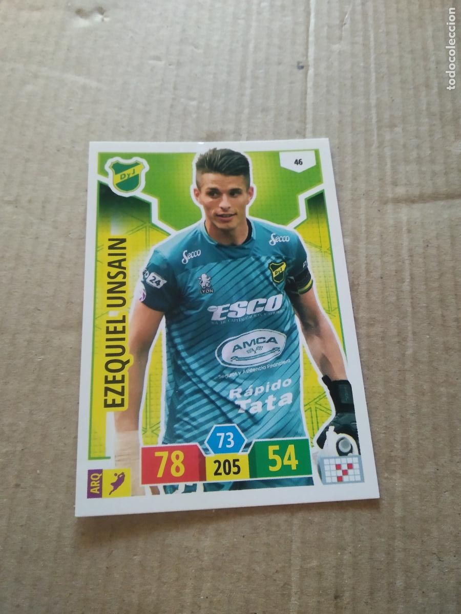 Cromos de F&uacute;tbol: 46 EZEQUIEL UNSAIN DEFENSA Y JUSTICIA CROMO FUTBOL ARGENTINO PANINI LIGA ARGENTINA 2020 ADRENALYN
