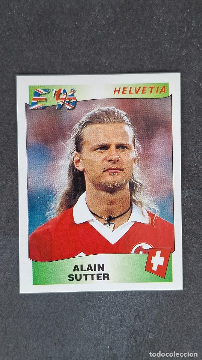 Figurine di Calcio: L2 ALAIN SUTTER SELECCION SUIZA 67 EUROCOPA 1996 EURO 96 PANINI NUNCA PEGADO SIN PEGAR