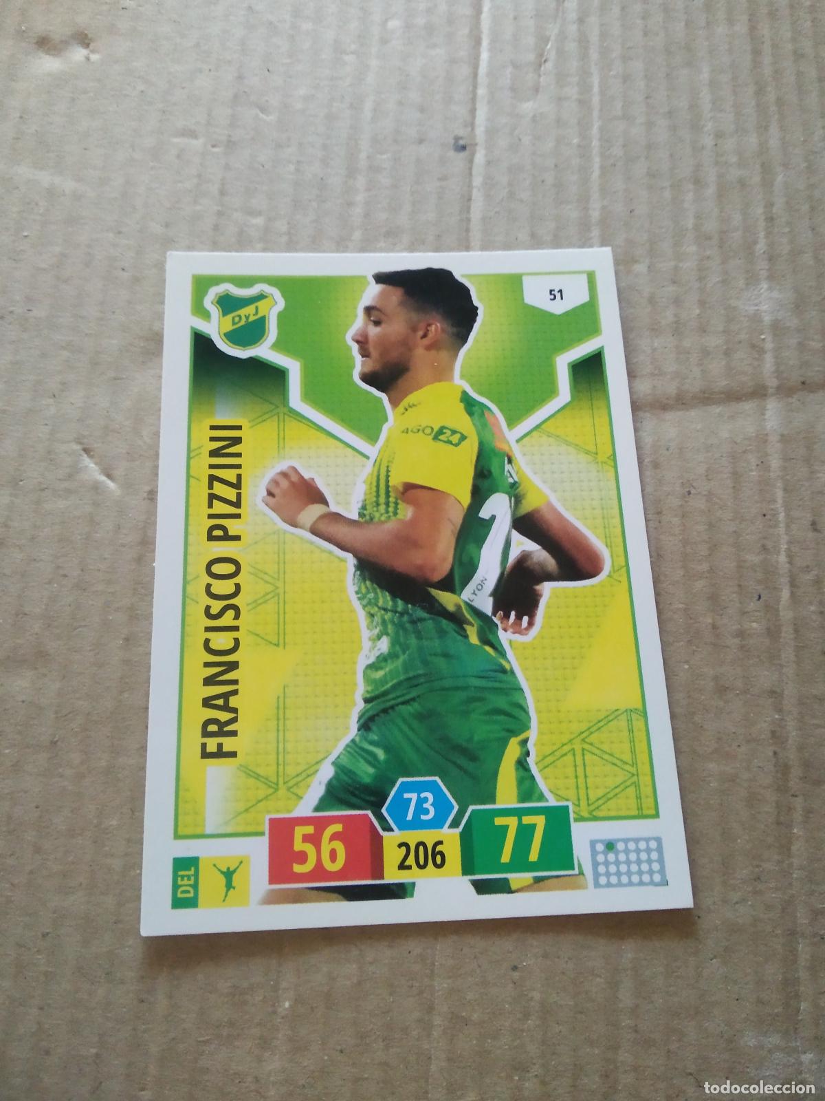 Fu&szlig;ball-Sticker: 51 FRANCISCO PIZZINI DEFENSA Y JUSTICIA CROMO FUTBOL ARGENTINO PANINI LIGA ARGENTINA 2020 ADRENALYN