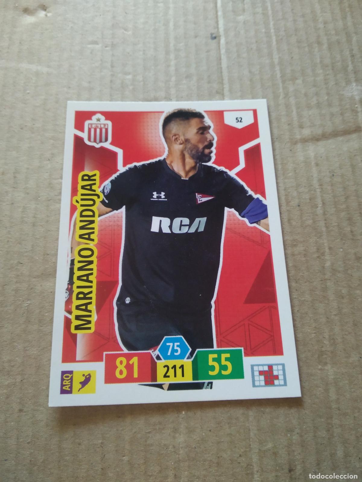 Cartes &agrave; collectionner de Football: 52 MARIANO ANDUJAR ESTUDIANTES CROMO FUTBOL ARGENTINO PANINI LIGA ARGENTINA 2020 ADRENALYN