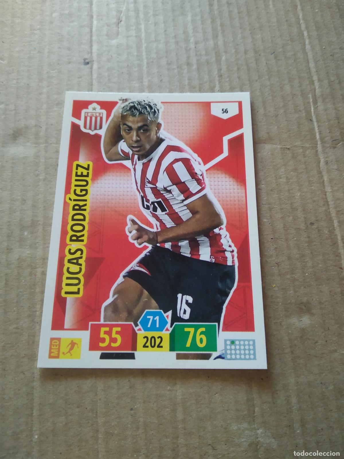 Cartes &agrave; collectionner de Football: 56 LUCAS RODRIGUEZ ESTUDIANTES CROMO FUTBOL ARGENTINO PANINI LIGA ARGENTINA 2020 ADRENALYN