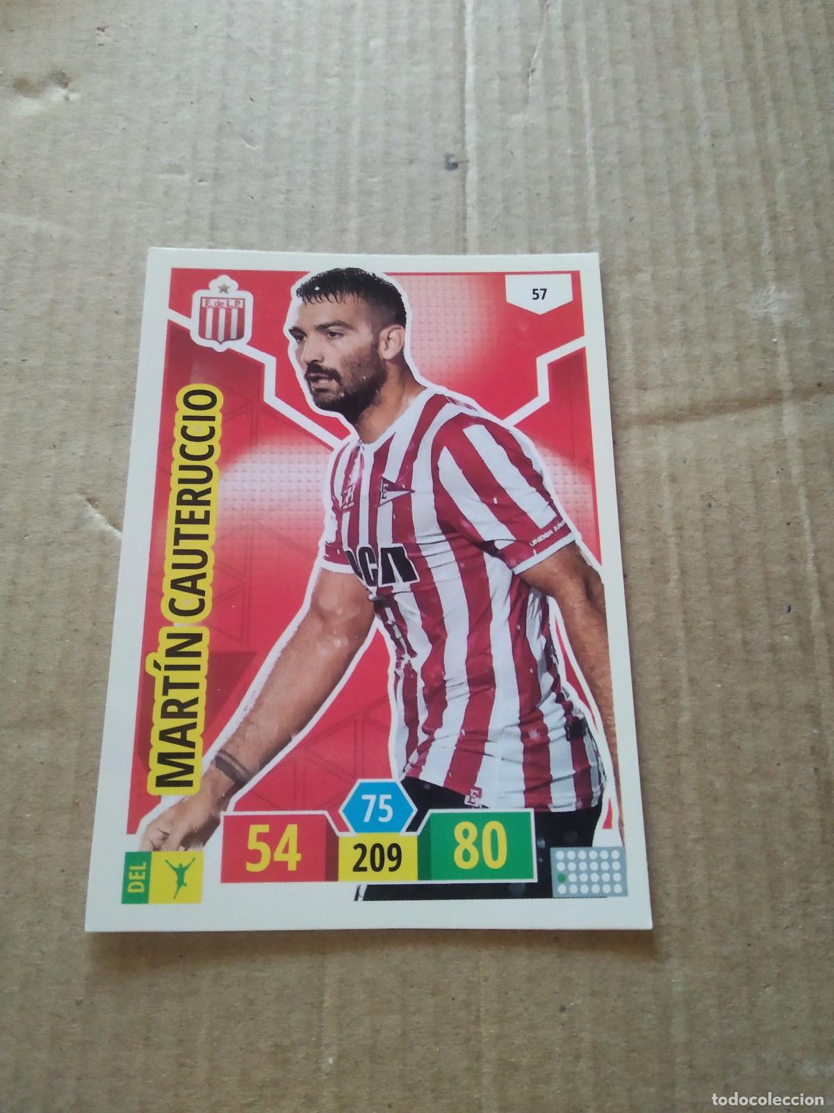 Cartes &agrave; collectionner de Football: 57 MARTIN CAUTERUCCIO ESTUDIANTES CROMO FUTBOL ARGENTINO PANINI LIGA ARGENTINA 2020 ADRENALYN