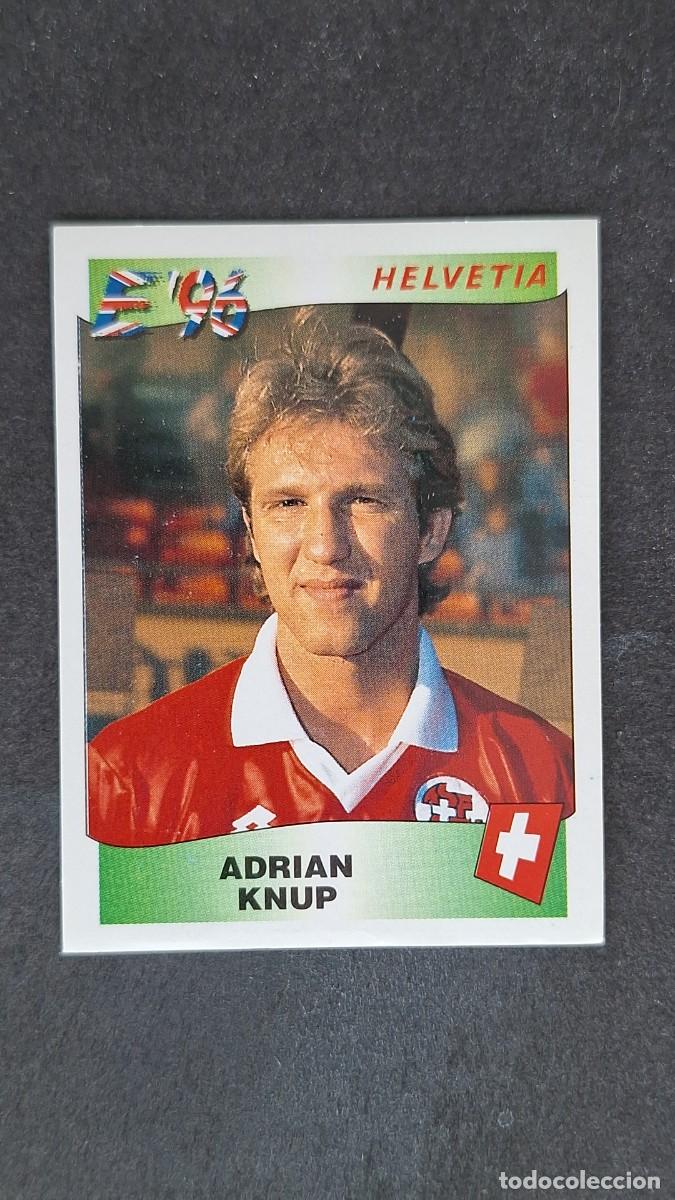 Cromos de F&uacute;tbol: L2 ADRIAN KNUP SELECCION SUIZA 70 EUROCOPA 1996 EURO 96 PANINI NUNCA PEGADO SIN PEGAR