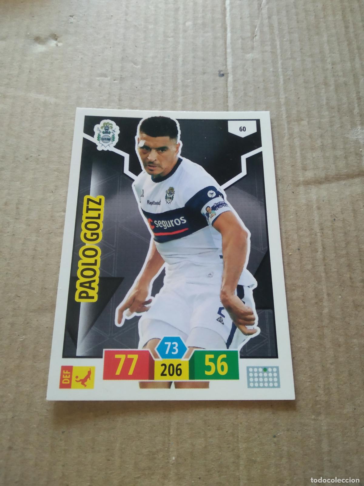 Cromos de F&uacute;tbol: 60 PAOLO GOLTZ GIMNASIA CROMO FUTBOL ARGENTINO PANINI LIGA ARGENTINA 2020 ADRENALYN