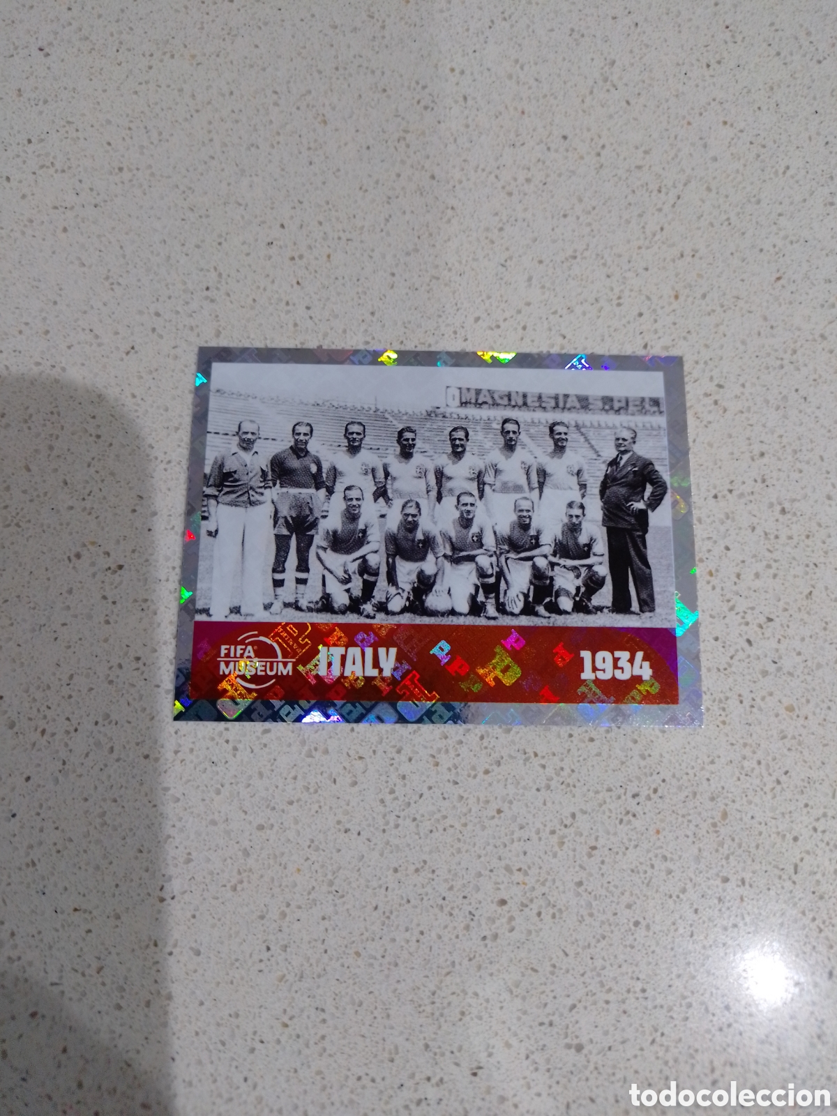 Cromos de F&uacute;tbol: CROMO N&Uacute;MERO FWC9 . SELECCI&Oacute;N DE ITALIA CAMPEONA DEL MUNDO 1934. MUNDIAL 2026. PANINI.