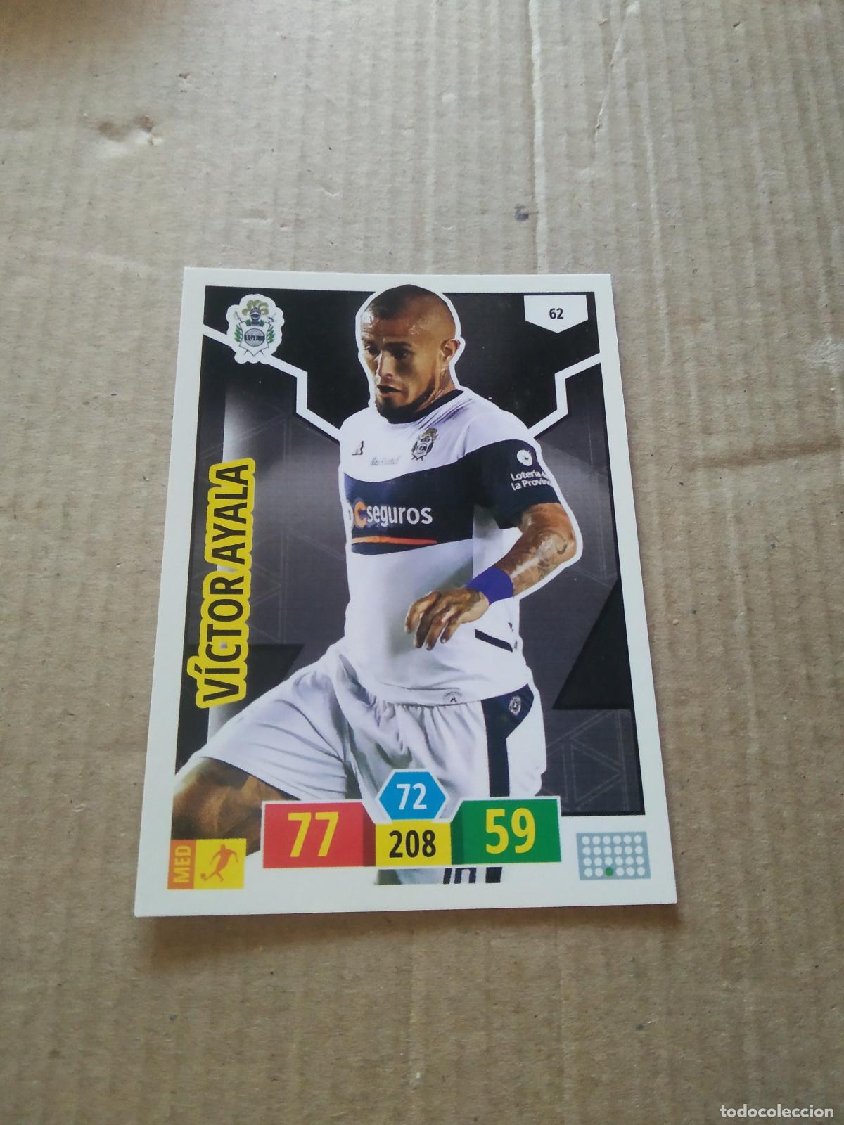 Cromos de F&uacute;tbol: 62 VICTOR AYALA GIMNASIA CROMO FUTBOL ARGENTINO PANINI LIGA ARGENTINA 2020 ADRENALYN