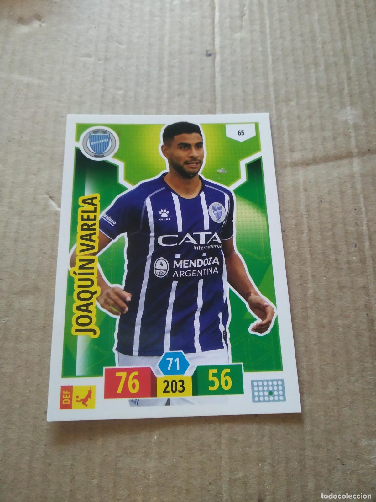 Cromos de F&uacute;tbol: 65 JOAQUIN VARELA GODOY CRUZ CROMO FUTBOL ARGENTINO PANINI LIGA ARGENTINA 2020 ADRENALYN
