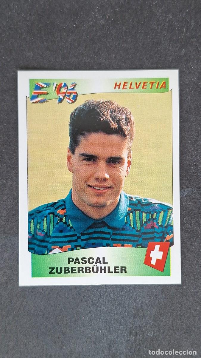 Cromos de F&uacute;tbol: L2 PASCAL ZUBERB&Uuml;HLER SELECCION SUIZA 74 EUROCOPA 1996 EURO 96 PANINI NUNCA PEGADO SIN PEGAR