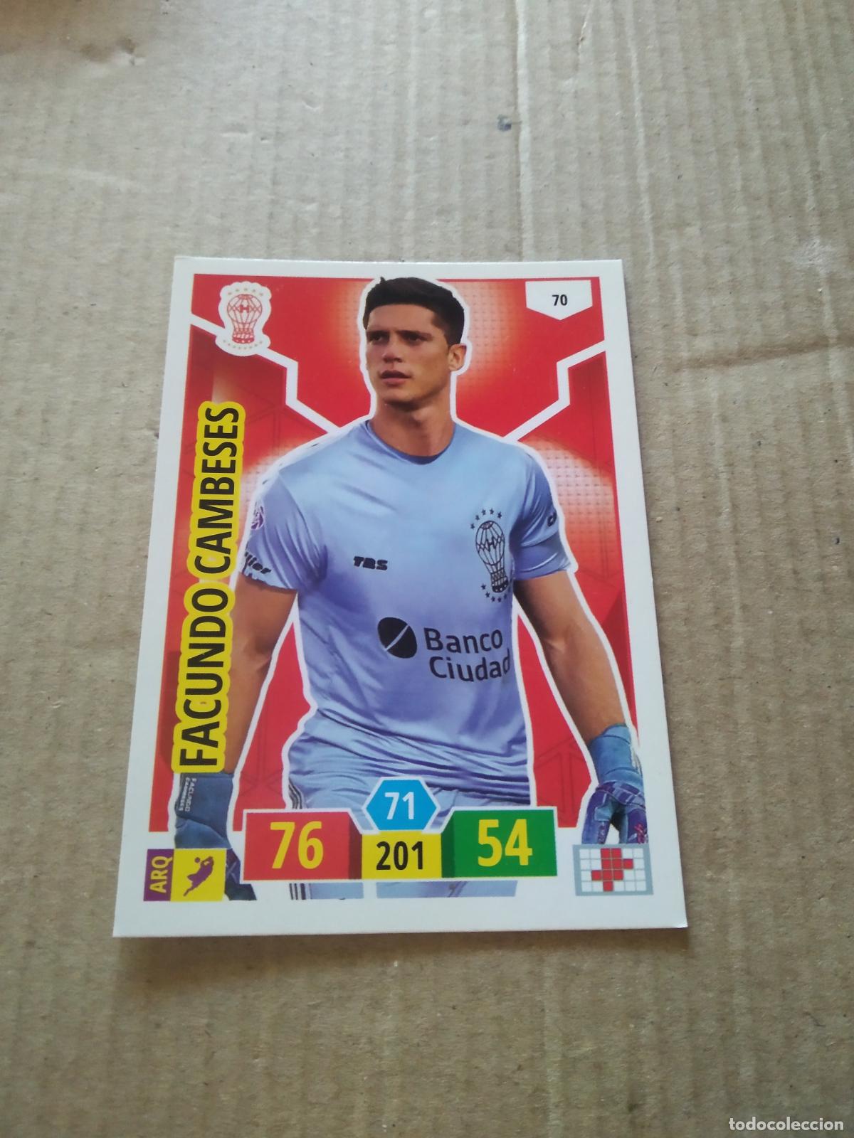 Cromos de F&uacute;tbol: 70 FACUNDO CAMBESE HURACAN CROMO FUTBOL ARGENTINO PANINI LIGA ARGENTINA 2020 ADRENALYN