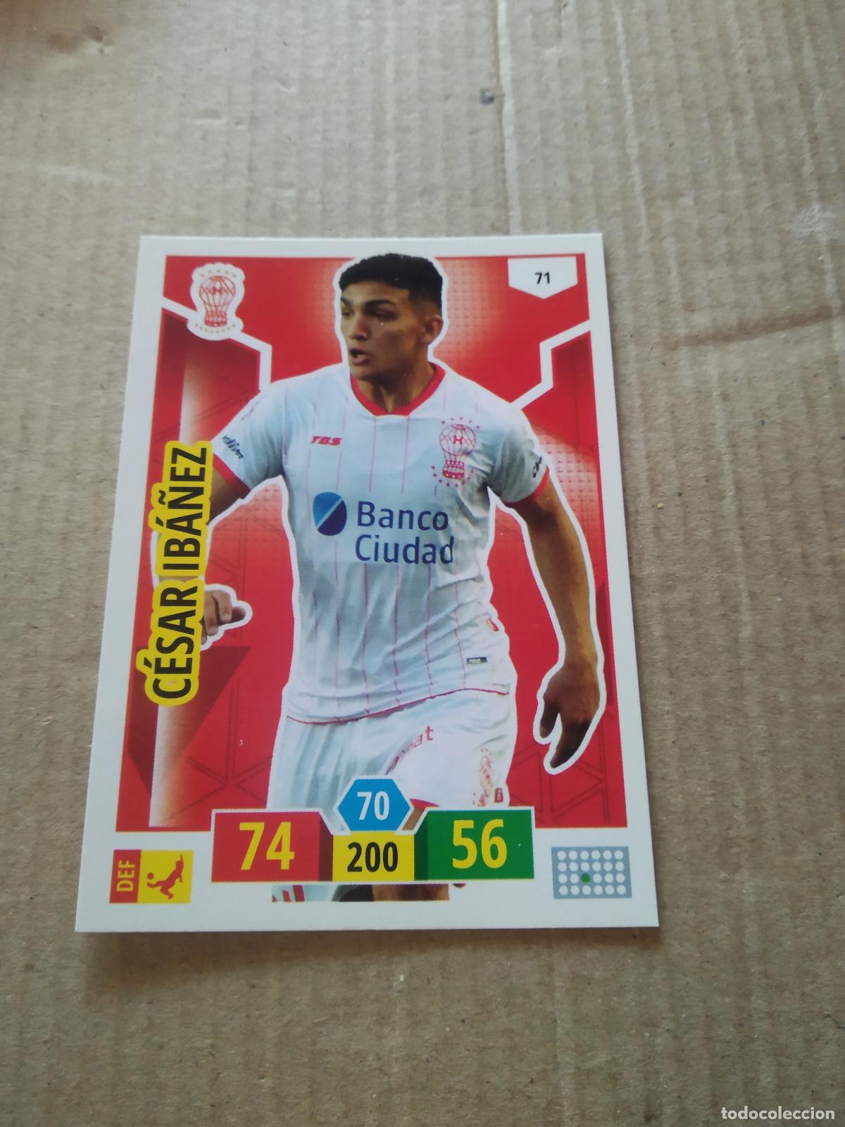 Cromos de F&uacute;tbol: 71 CESAR IBA&Ntilde;EZ HURACAN CROMO FUTBOL ARGENTINO PANINI LIGA ARGENTINA 2020 ADRENALYN