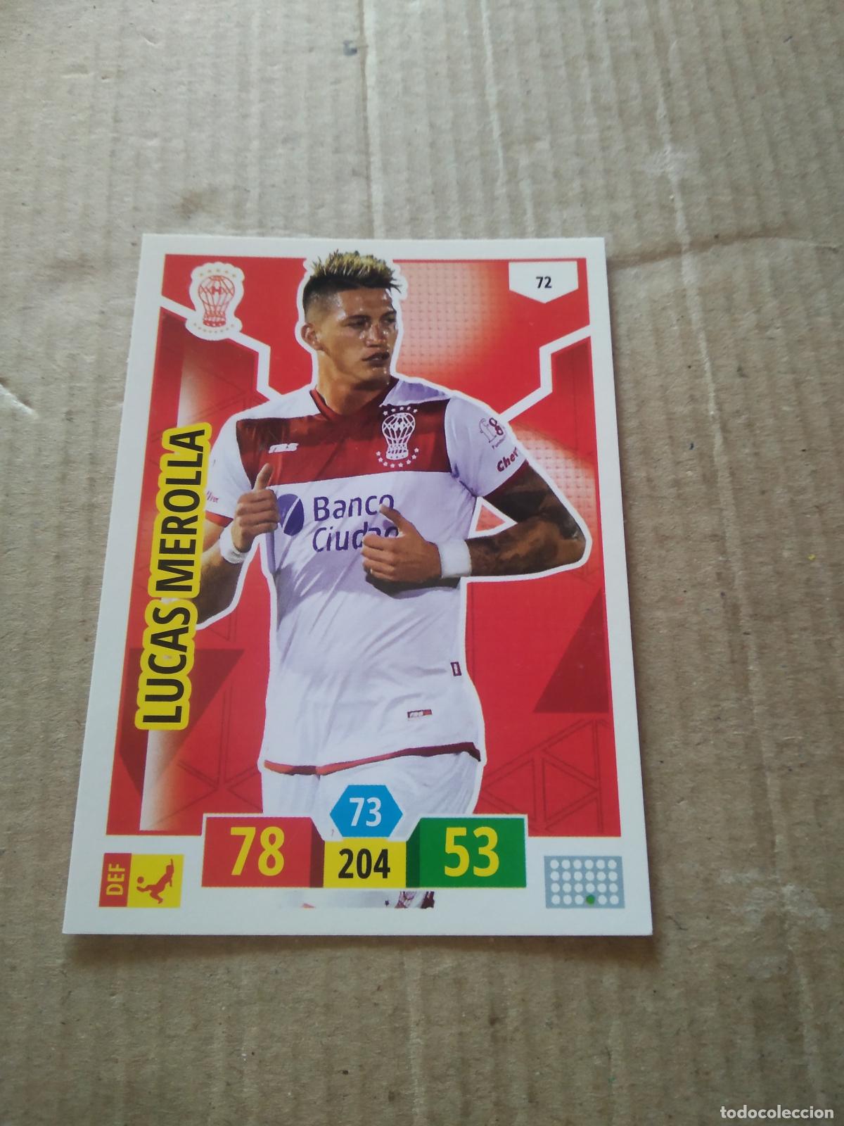 Cromos de F&uacute;tbol: 72 LUCAS MEROLLA HURACAN CROMO FUTBOL ARGENTINO PANINI LIGA ARGENTINA 2020 ADRENALYN