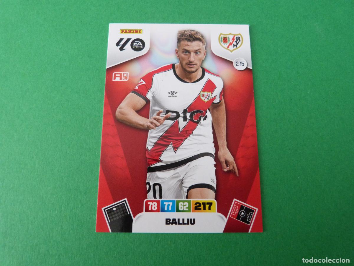 Cromos de F&uacute;tbol: TRADING CARD FUTBOL BALLIU RAYO VALLECANO N&ordm; 275 LIGA ADRENALYN XL 2025-2026/25-26 PANINI