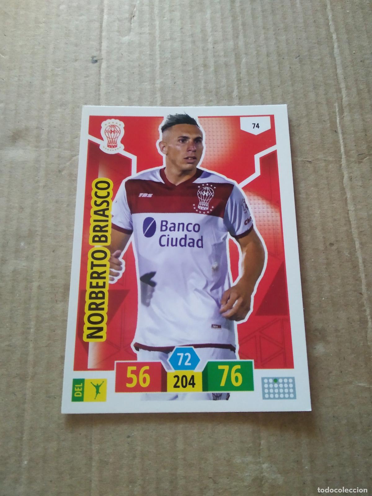 Cromos de F&uacute;tbol: 74 NORBERTO BRIASCO HURACAN CROMO FUTBOL ARGENTINO PANINI LIGA ARGENTINA 2020 ADRENALYN