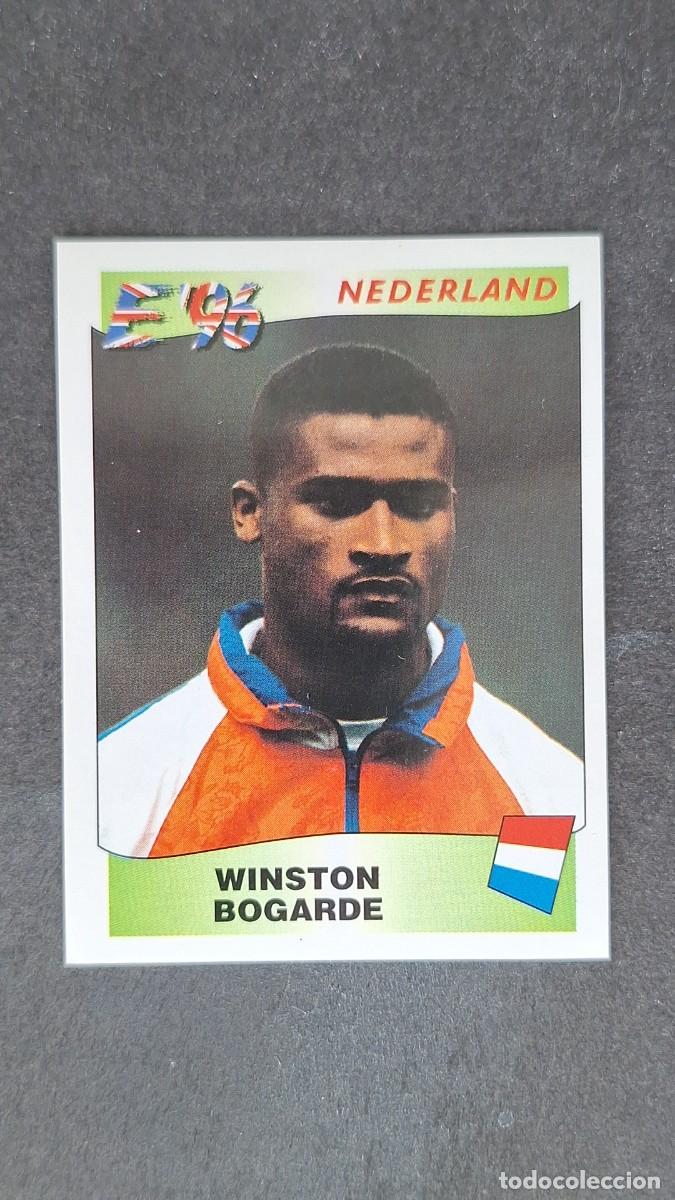 Cromos de F&uacute;tbol: L2 WINSTON BOGARDE SELECCION HOLANDA 80 EUROCOPA 1996 EURO 96 PANINI NUNCA PEGADO SIN PEGAR