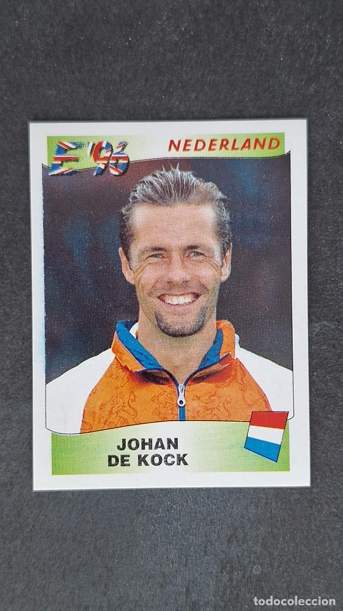 Cromos de F&uacute;tbol: L2 JOHAN DE KOCK SELECCION HOLANDA 82 EUROCOPA 1996 EURO 96 PANINI NUNCA PEGADO SIN PEGAR