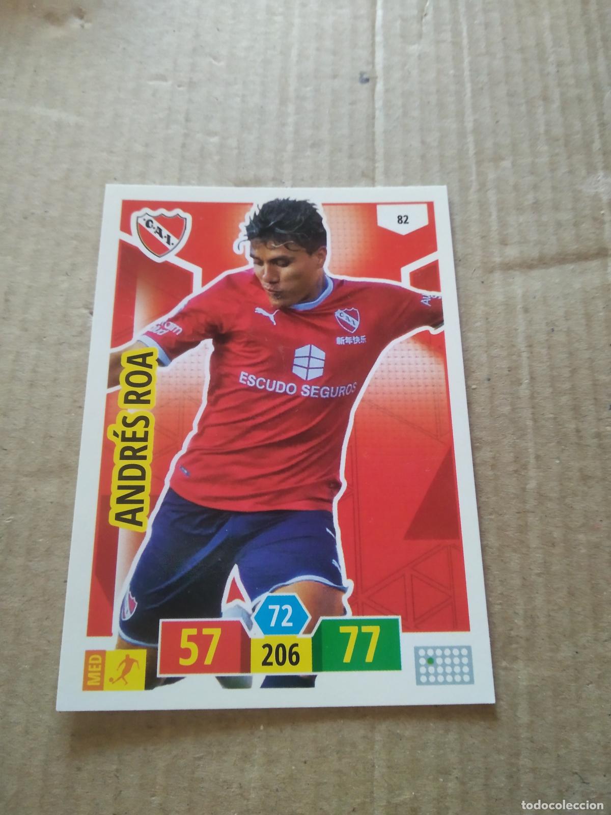 Cromos de F&uacute;tbol: 82 ANDRES ROA INDEPENDIENTE CROMO FUTBOL ARGENTINO PANINI LIGA ARGENTINA 2020 ADRENALYN