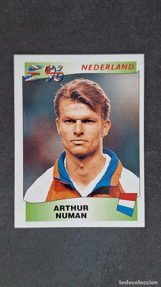 Cromos de F&uacute;tbol: L2 ARTHUR NUMAN SELECCION HOLANDA 83 EUROCOPA 1996 EURO 96 PANINI NUNCA PEGADO SIN PEGAR