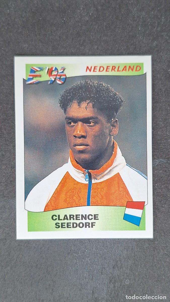 Cromos de F&uacute;tbol: L2 CLARENCE SEEDORF SELECCION HOLANDA 84 EUROCOPA 1996 EURO 96 PANINI NUNCA PEGADO SIN PEGAR
