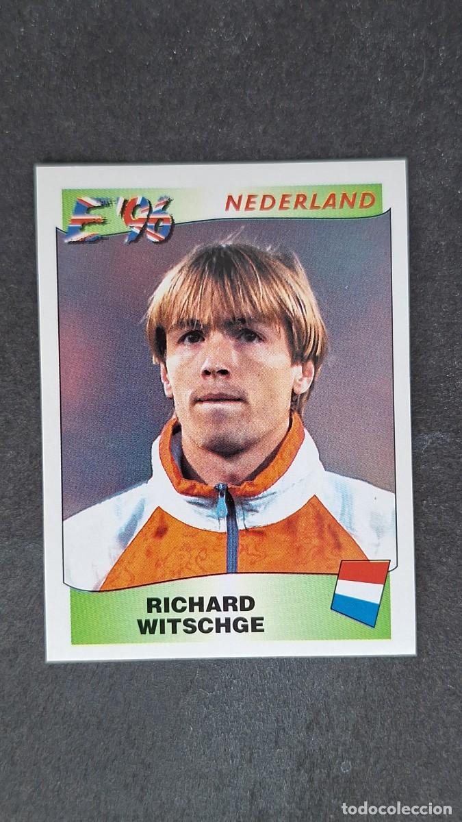 Cromos de F&uacute;tbol: L2 RICHARD WITSCHGE SELECCION HOLANDA 88 EUROCOPA 1996 EURO 96 PANINI NUNCA PEGADO SIN PEGAR