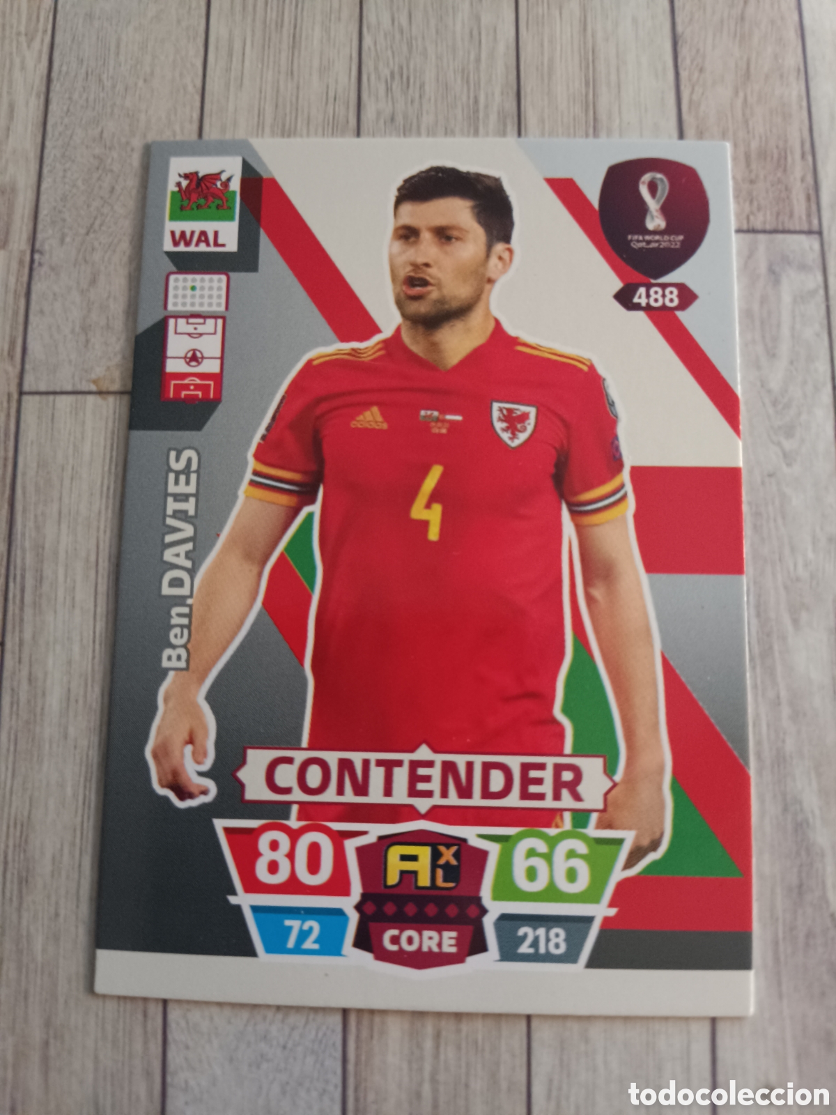 Cromos de F&uacute;tbol: 488 DAVIES GALES CONTENDER ADRENALYN XL MUNDIAL WORLD CUP QATAR 2022 PANINI 22