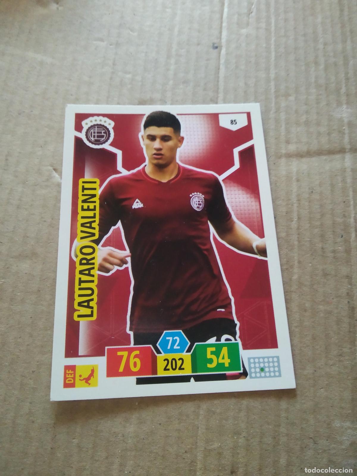 Cromos de F&uacute;tbol: 85 LAUTARO VALENTI LANUS CROMO FUTBOL ARGENTINO PANINI LIGA ARGENTINA 2020 ADRENALYN