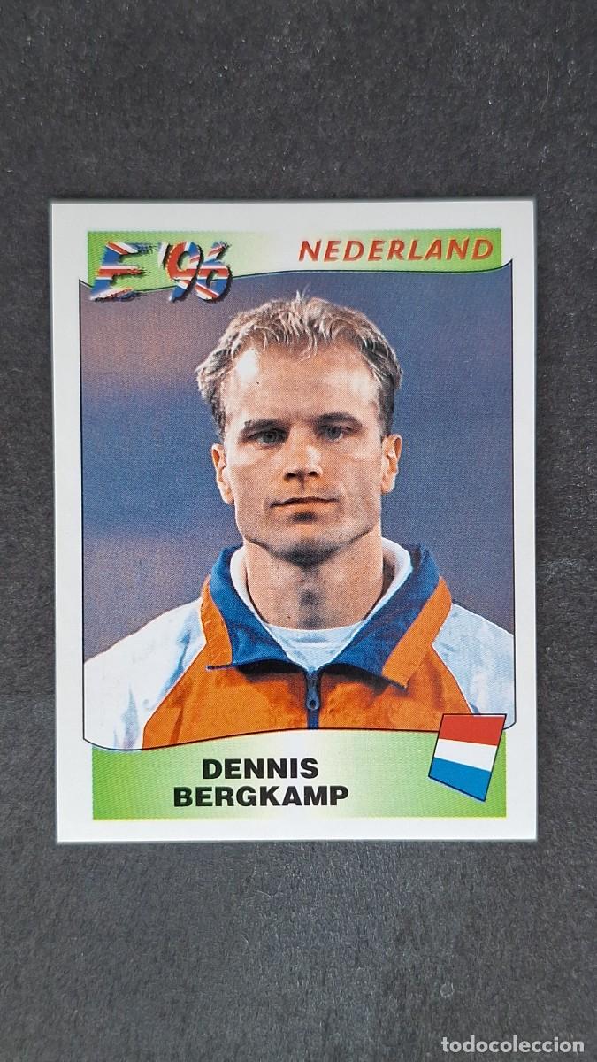 Cromos de F&uacute;tbol: L2 DENNIS BERGKAMP SELECCION HOLANDA 89 EUROCOPA 1996 EURO 96 PANINI NUNCA PEGADO SIN PEGAR