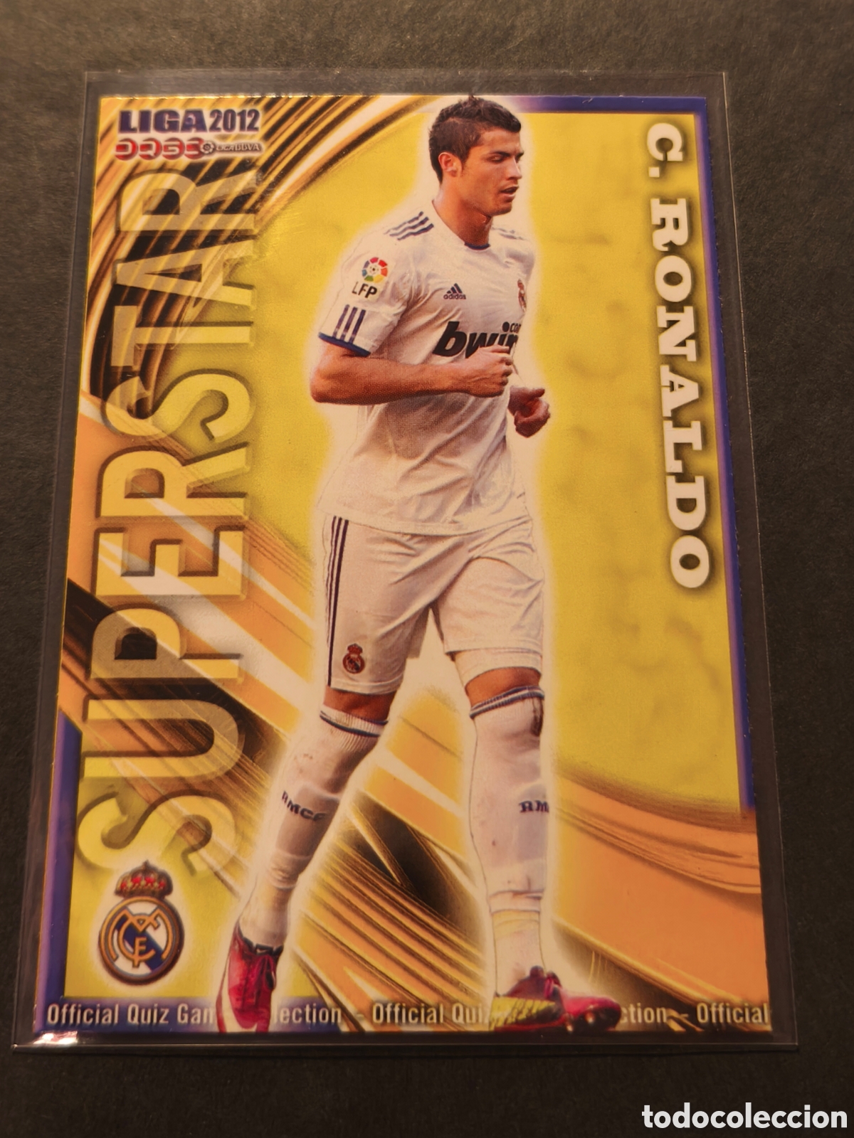 Cromos de F&uacute;tbol: 53 CRISTIANO RONALDO superstar MUNDICROMO FICHAS LIGA 2012