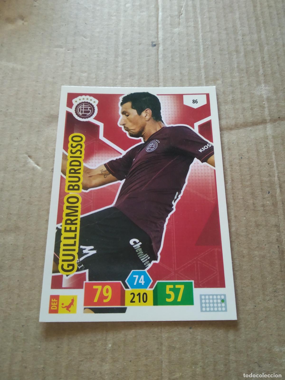 Cromos de F&uacute;tbol: 86 GUILLERMO BURDISSO LANUS CROMO FUTBOL ARGENTINO PANINI LIGA ARGENTINA 2020 ADRENALYN