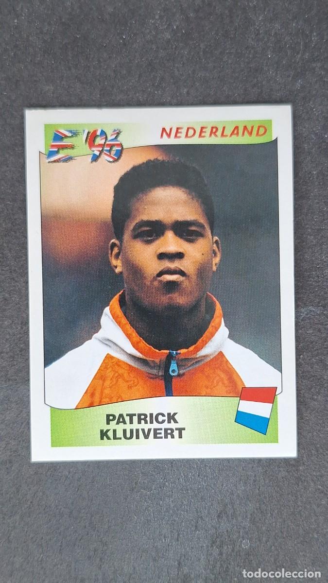 Cromos de F&uacute;tbol: L2 PATRICK KLUIVERT SELECCION HOLANDA 90 EUROCOPA 1996 EURO 96 PANINI NUNCA PEGADO SIN PEGAR