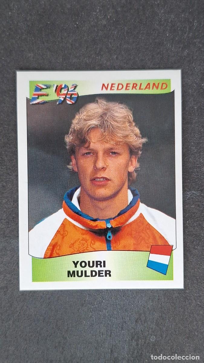 Cromos de F&uacute;tbol: L2 YOURI MULDER SELECCION HOLANDA 92 EUROCOPA 1996 EURO 96 PANINI NUNCA PEGADO SIN PEGAR