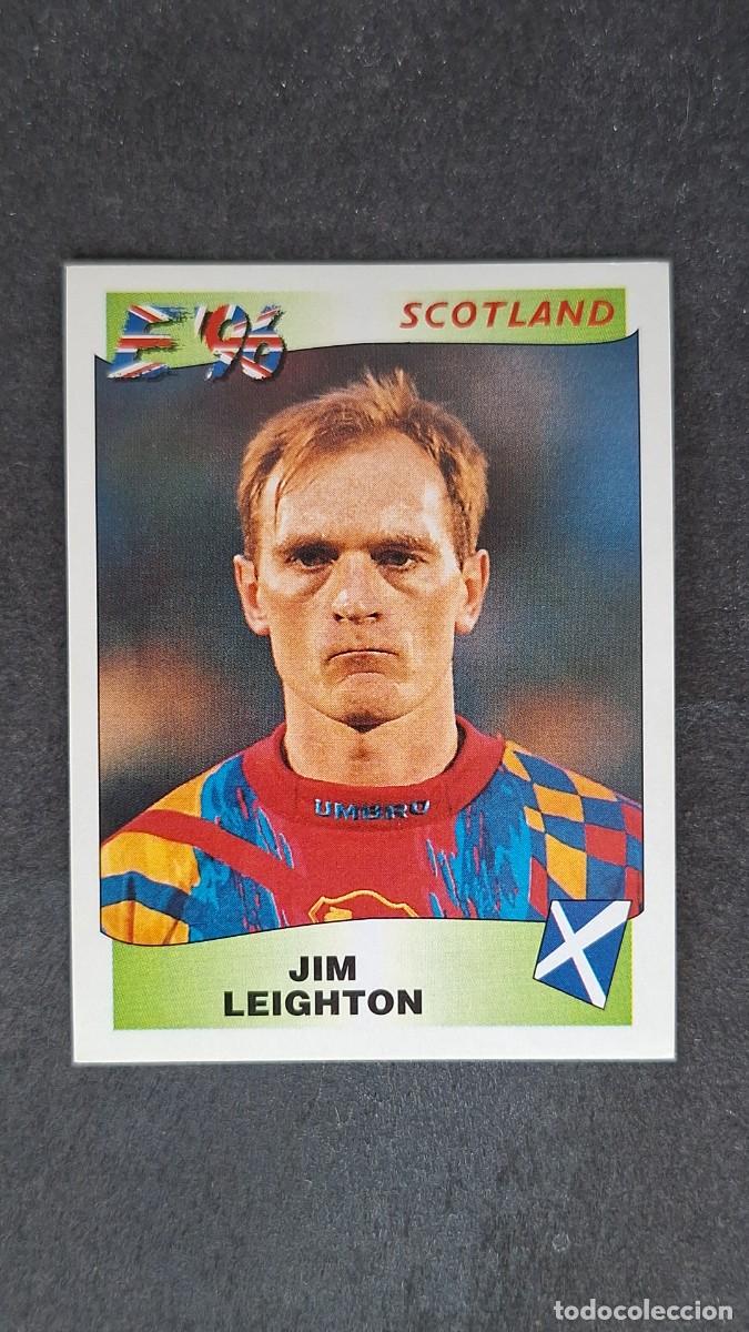 Cromos de F&uacute;tbol: L2 JIM LEIGHTON SELECCION ESCOCIA 97 EUROCOPA 1996 EURO 96 PANINI NUNCA PEGADO SIN PEGAR
