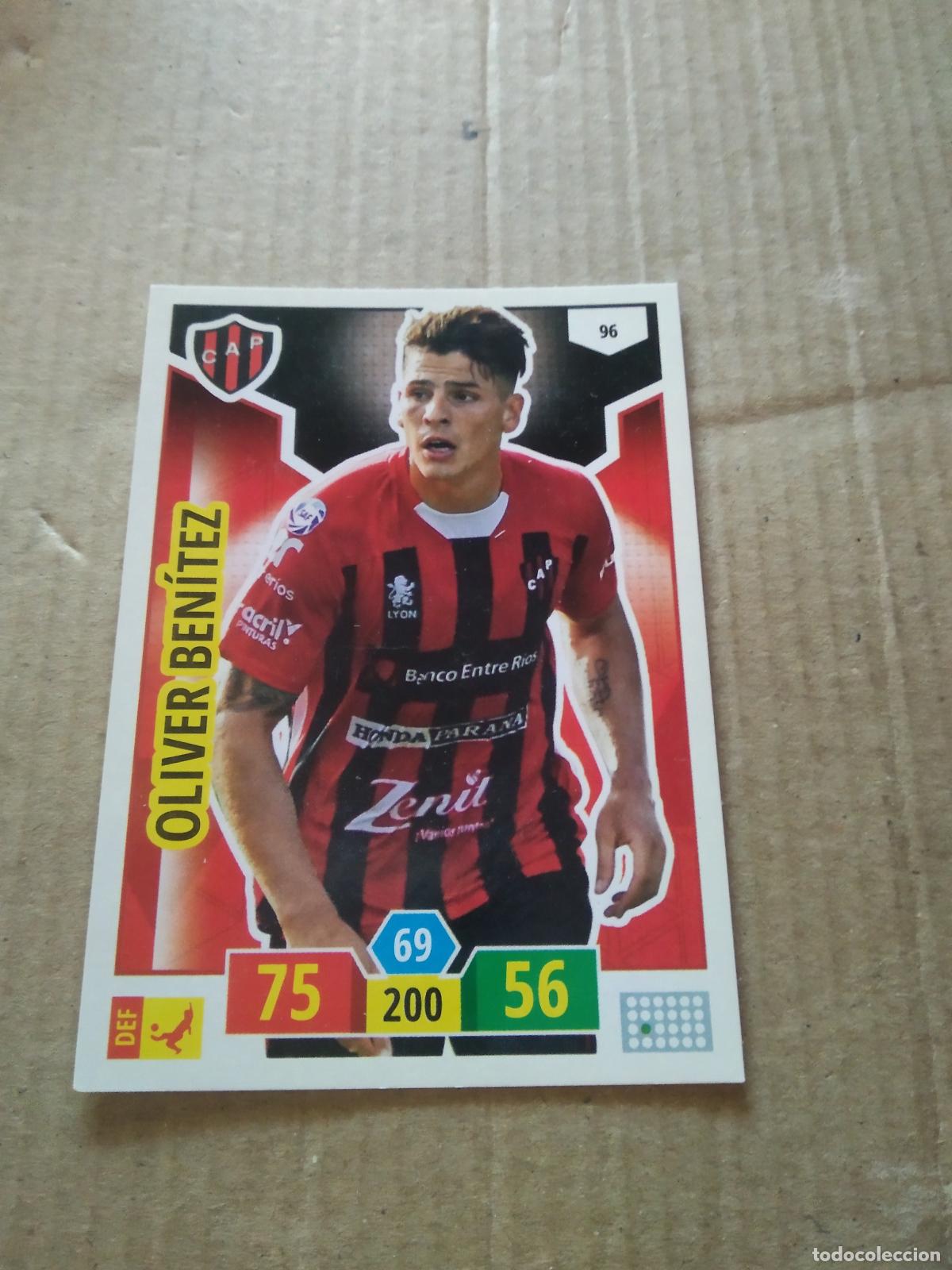 Cromos de F&uacute;tbol: 96 OLIVER BENITEZ PATRONATO CROMO FUTBOL ARGENTINO PANINI LIGA ARGENTINA 2020 ADRENALYN