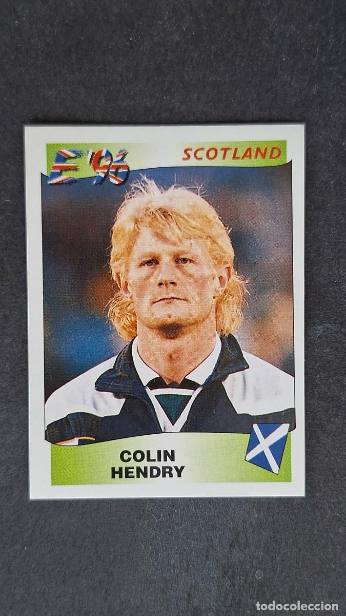 Cromos de F&uacute;tbol: L2 COLIN HENDRY SELECCION ESCOCIA 101 EUROCOPA 1996 EURO 96 PANINI NUNCA PEGADO SIN PEGAR
