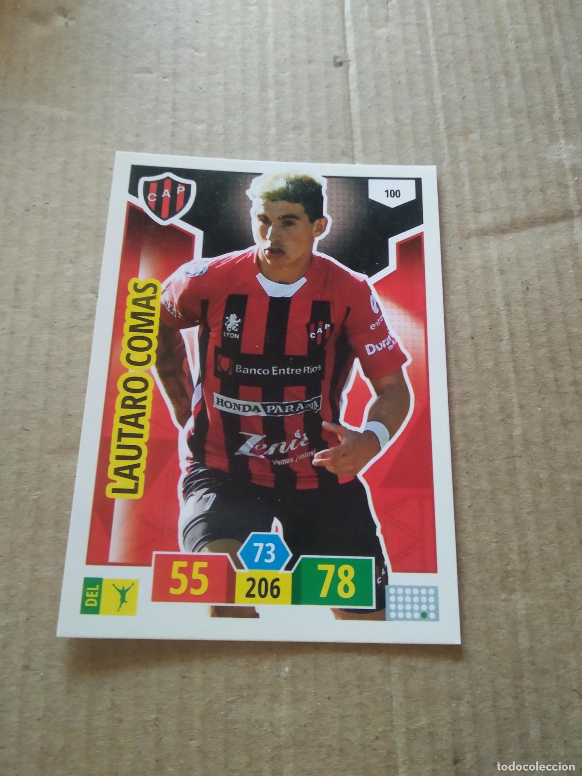 Cromos de Futebol: 100 LAUTARO COMAS PATRONATO CROMO FUTBOL ARGENTINO PANINI LIGA ARGENTINA 2020 ADRENALYN