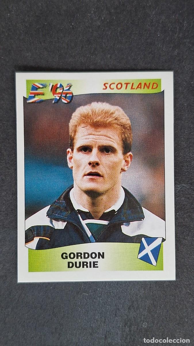 Cromos de F&uacute;tbol: L2 GORDON DURIE SELECCION ESCOCIA 111 EUROCOPA 1996 EURO 96 PANINI NUNCA PEGADO SIN PEGAR