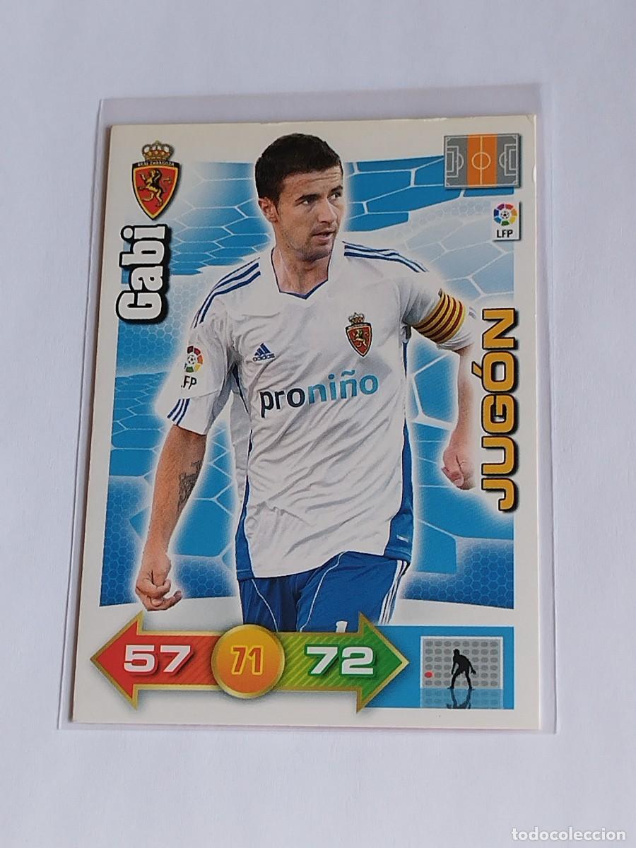 Cromos de F&uacute;tbol: GABI JUG&Oacute;N REAL ZARAGOZA - ADRENALYN XL LA LIGA BBVA 2010 2011 - PANINI 10 11 CROMO FUTBOL