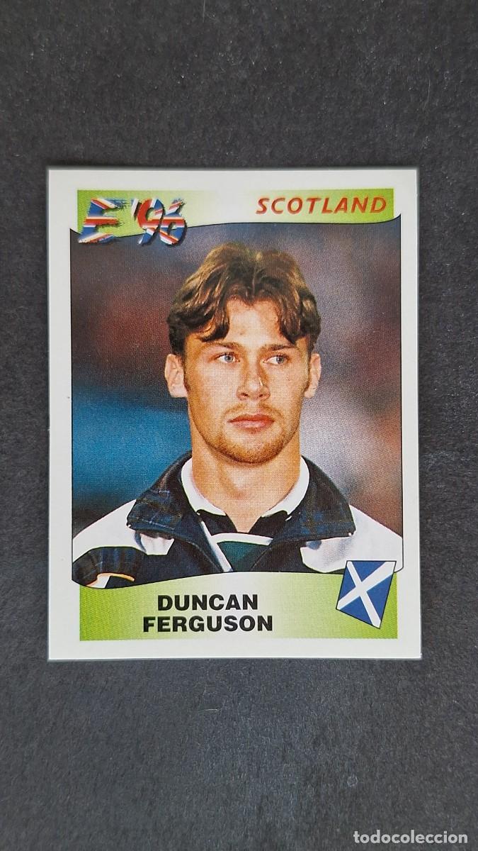 Cromos de F&uacute;tbol: L2 DUNCAN FERGUSON SELECCION ESCOCIA 112 EUROCOPA 1996 EURO 96 PANINI NUNCA PEGADO SIN PEGAR