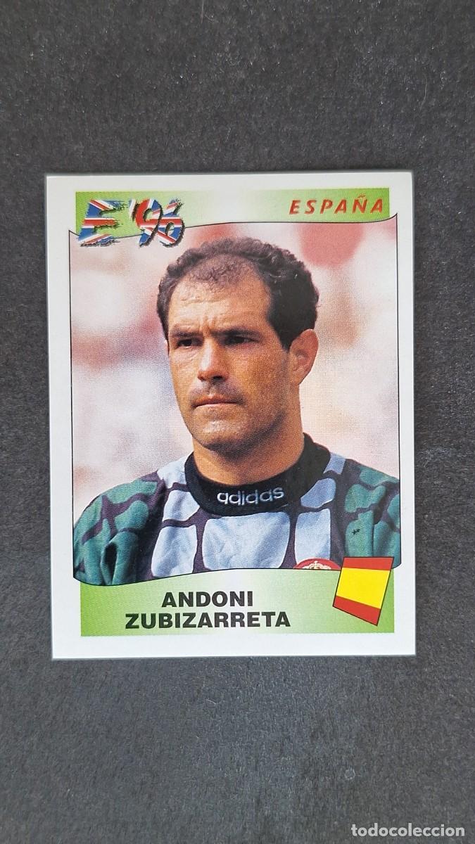 Fu&szlig;ball-Sticker: L2 ANDONI ZUBIZARRETA SELECCION ESPA&Ntilde;A 117 EUROCOPA 1996 EURO 96 PANINI NUNCA PEGADO SIN PEGAR